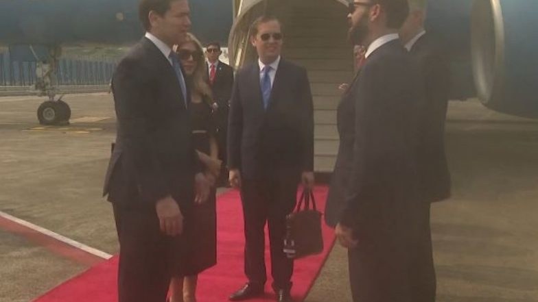 Marco Rubio arrives in Mumbai