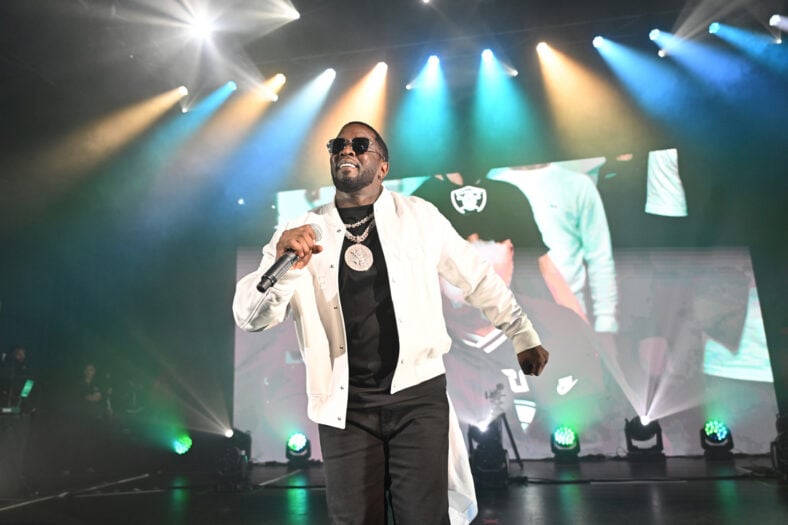 Sean Diddy Combs performing on stage