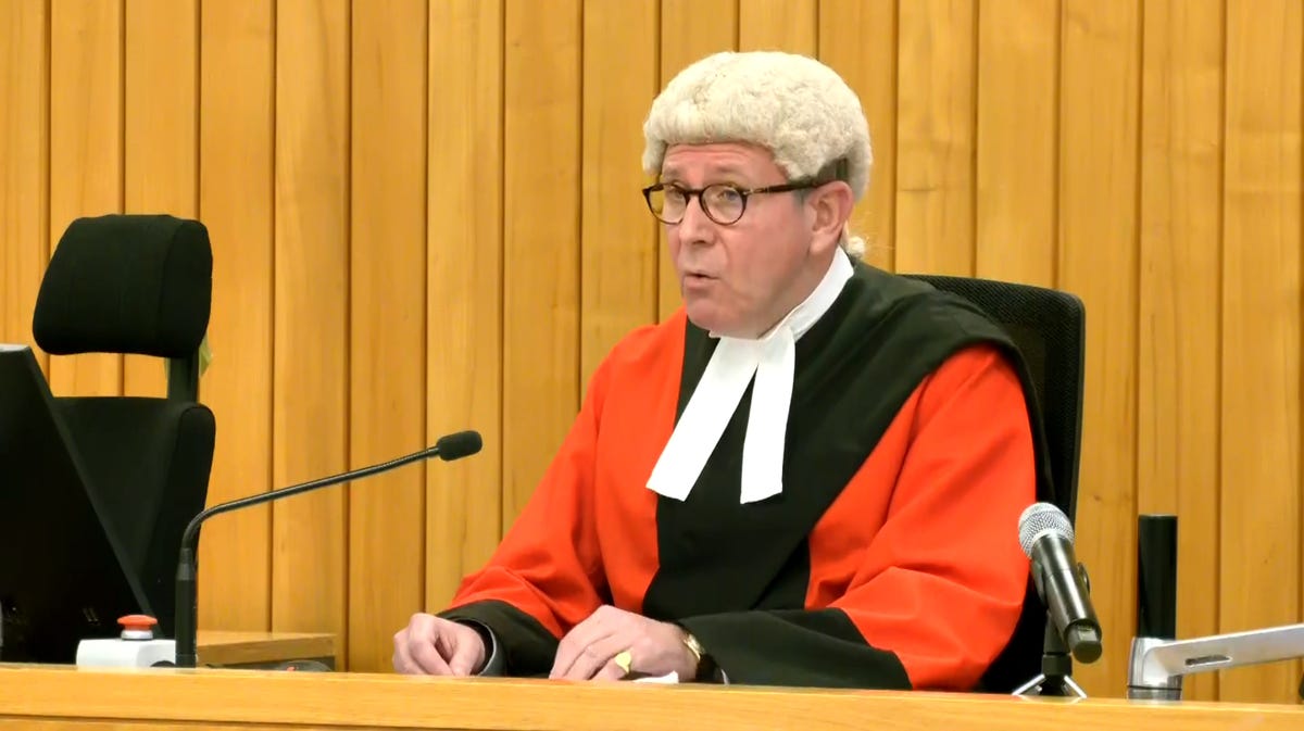 Judge Tony Baumgartner sentencing at Southwark Crown Court